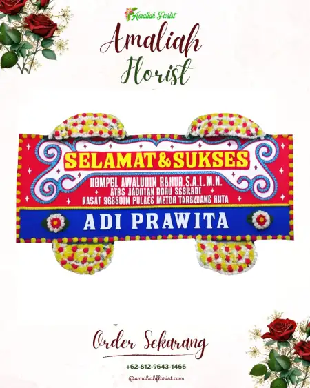 Papan Bunga Ucapan Selamat Lawang Wetan